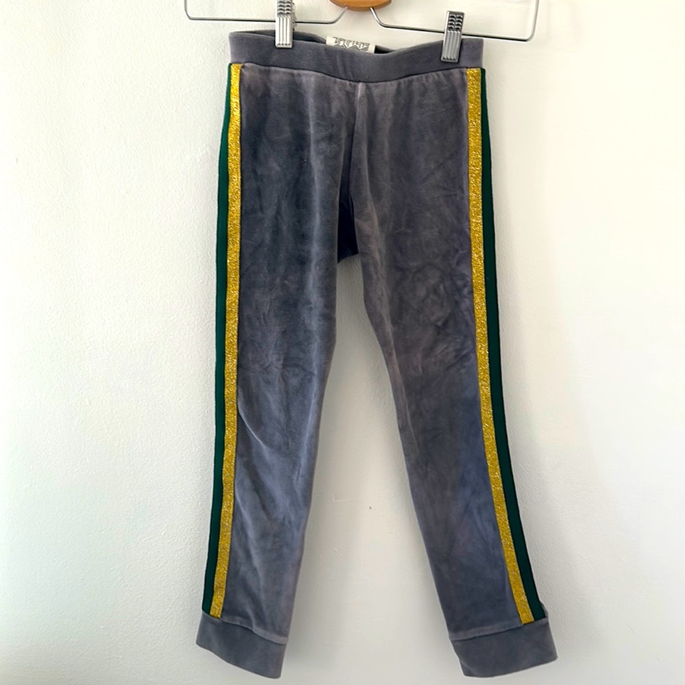 The Uplifters made in LA kids velour track pants